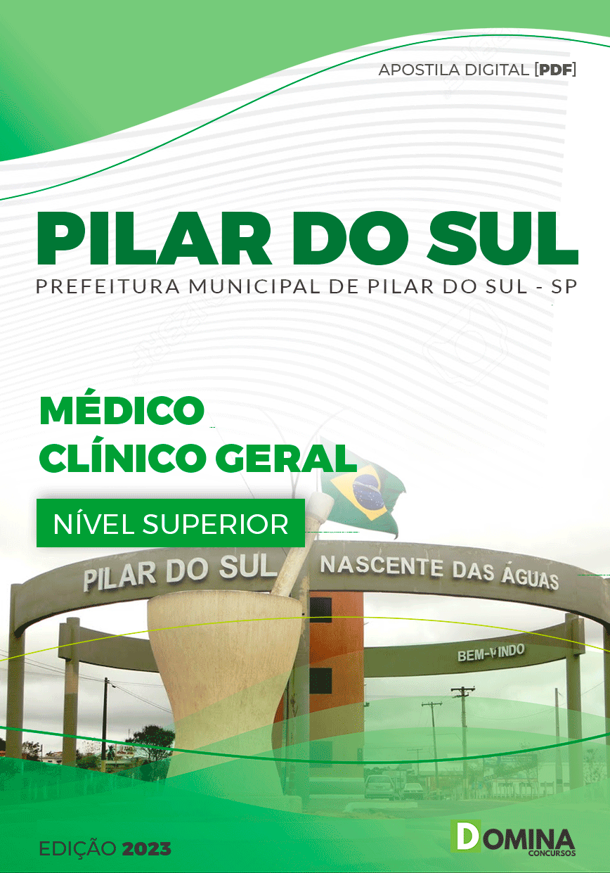 Apostila Pref Pilar do Su SP 2023 Médico Clínico Geral