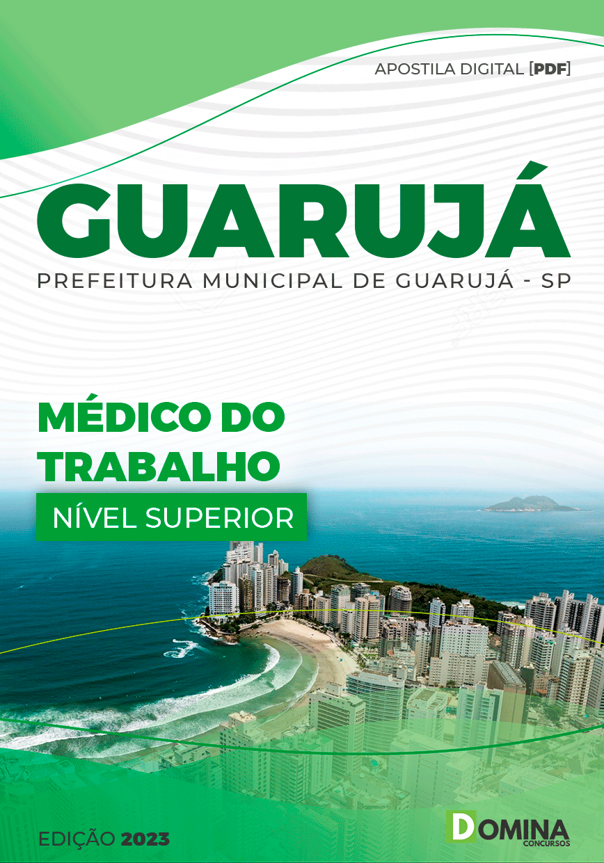 Apostila Concurso Pref Guarujá SP 2023 Médico Trabalho
