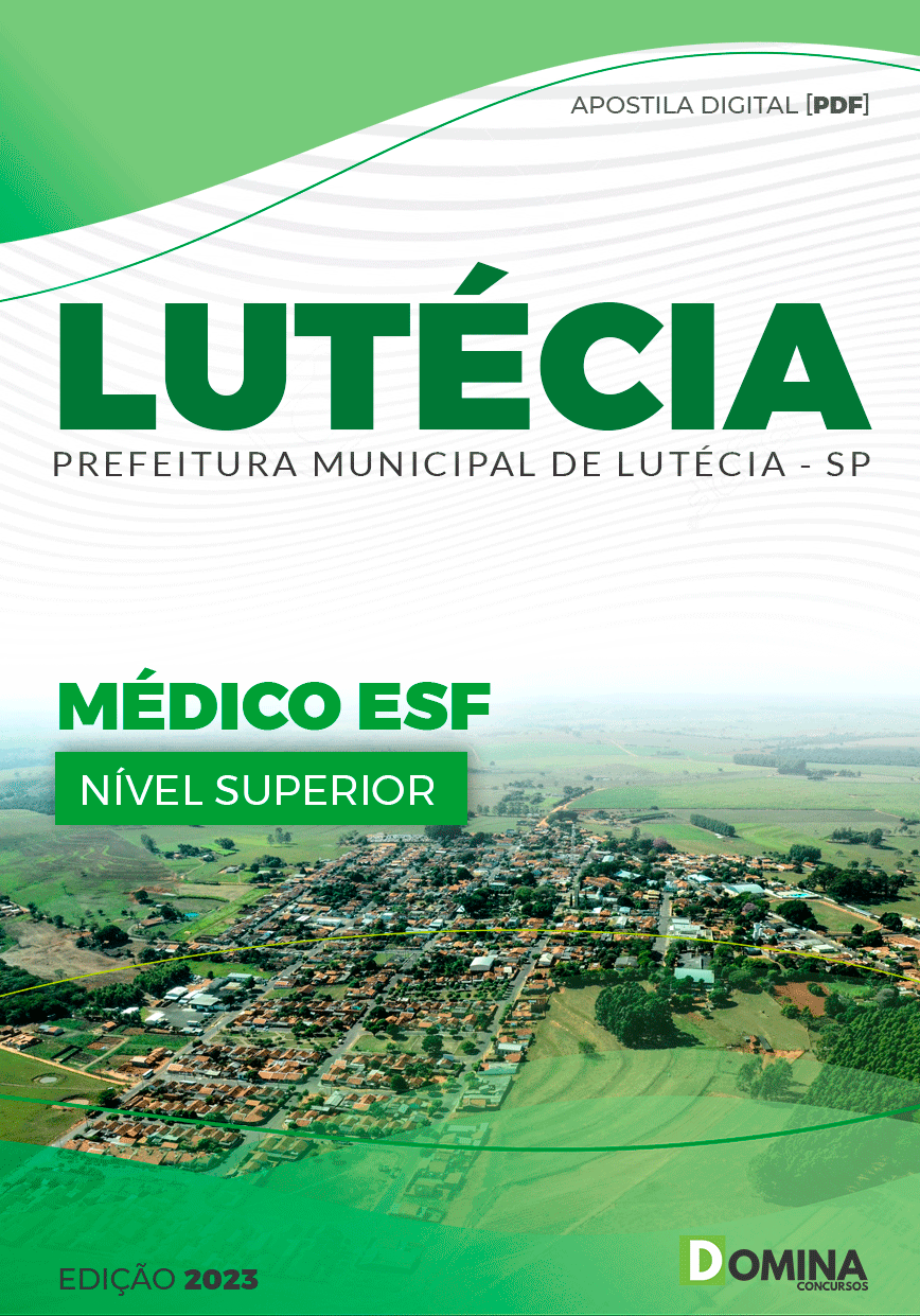 Apostila Concurso Pref Lutécia SP 2023 Médico ESF