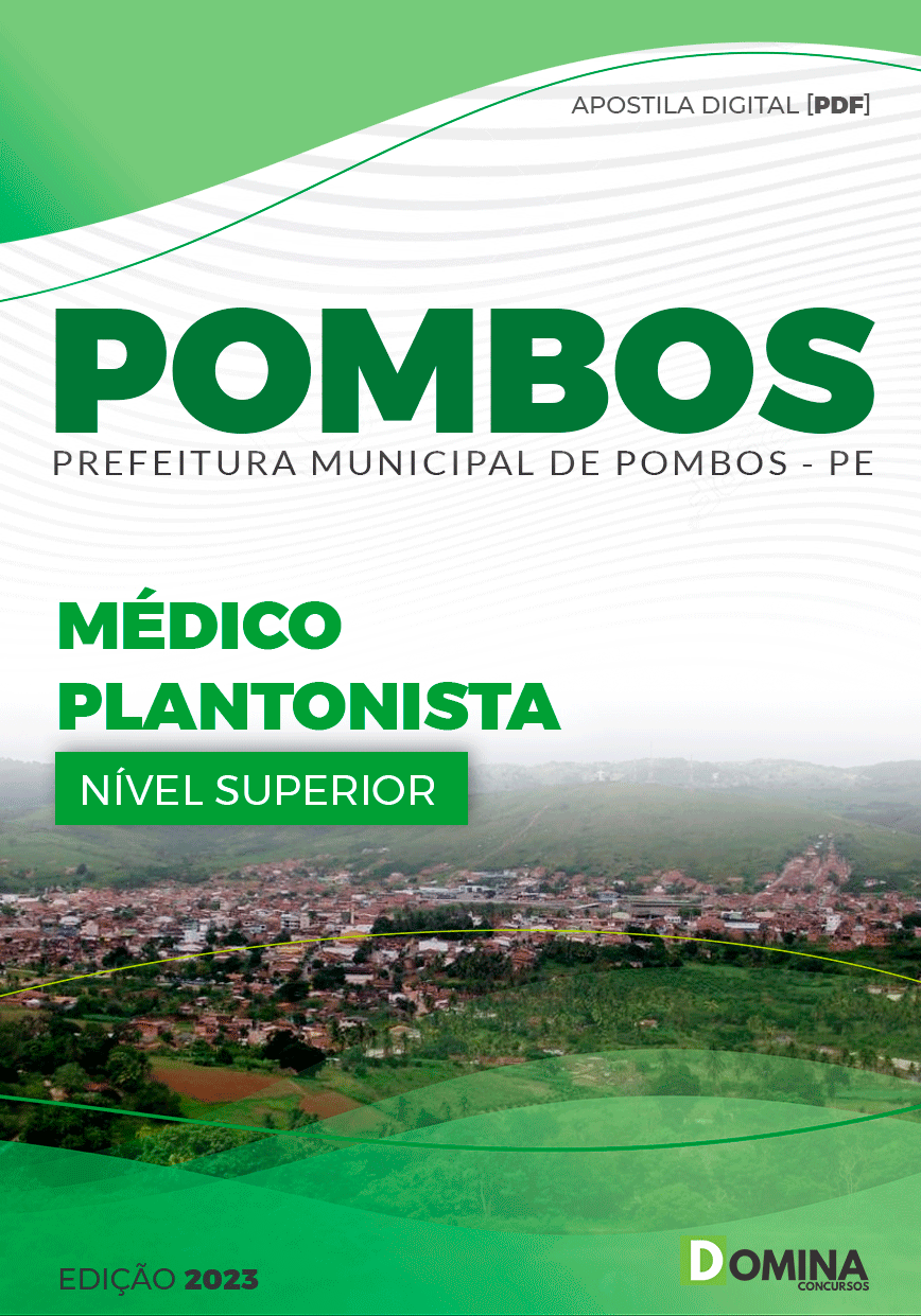 Apostila Concurso Pref Pombos PE 2023 Médico Plantonista