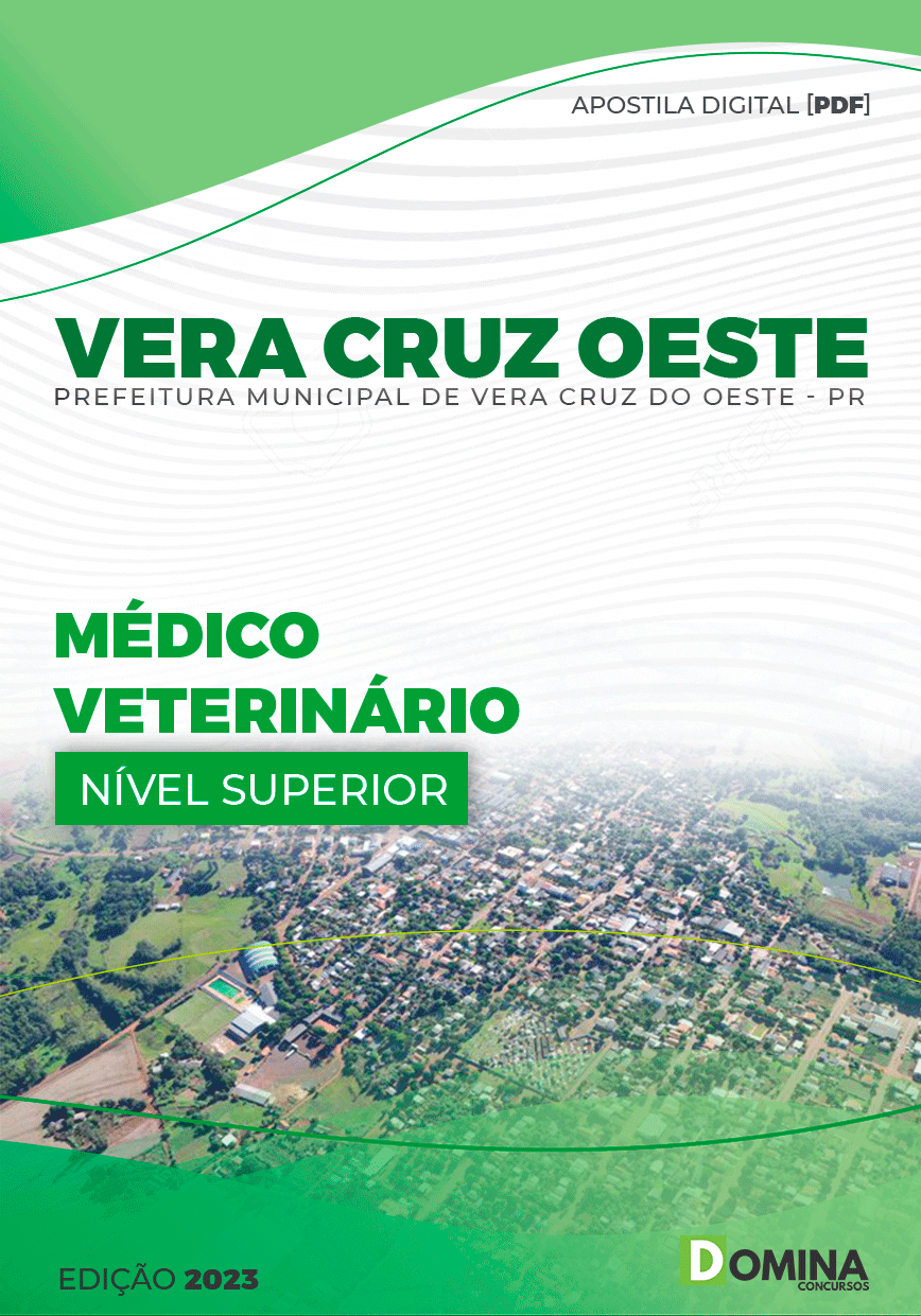 Apostila Pref Vera Cruz do Oeste PR 2023 Médico Veterinário