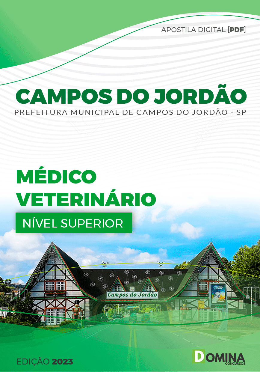 Apostila Pref Campos do Jordão SP 2023 Médico Veterinário