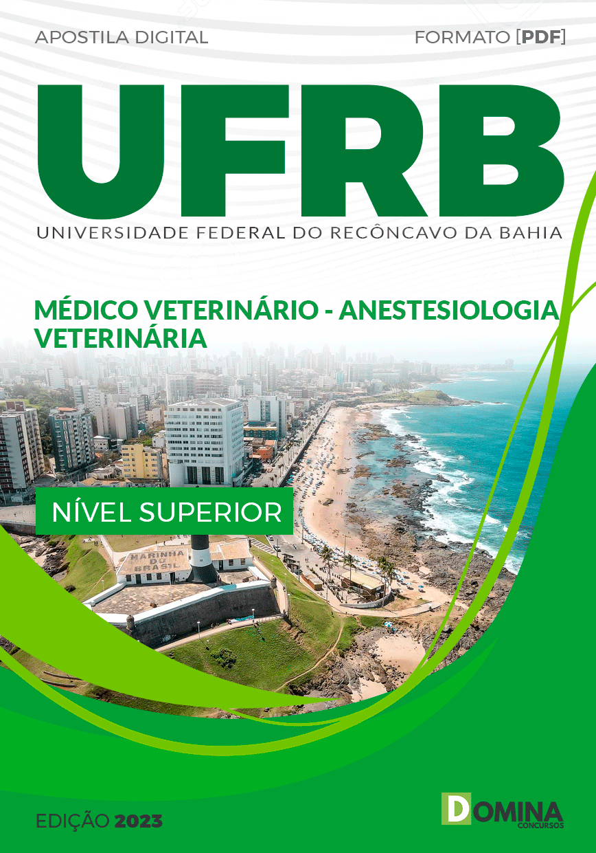 Apostila UFRB 2023 Médico Veterinário Anestesiologia
