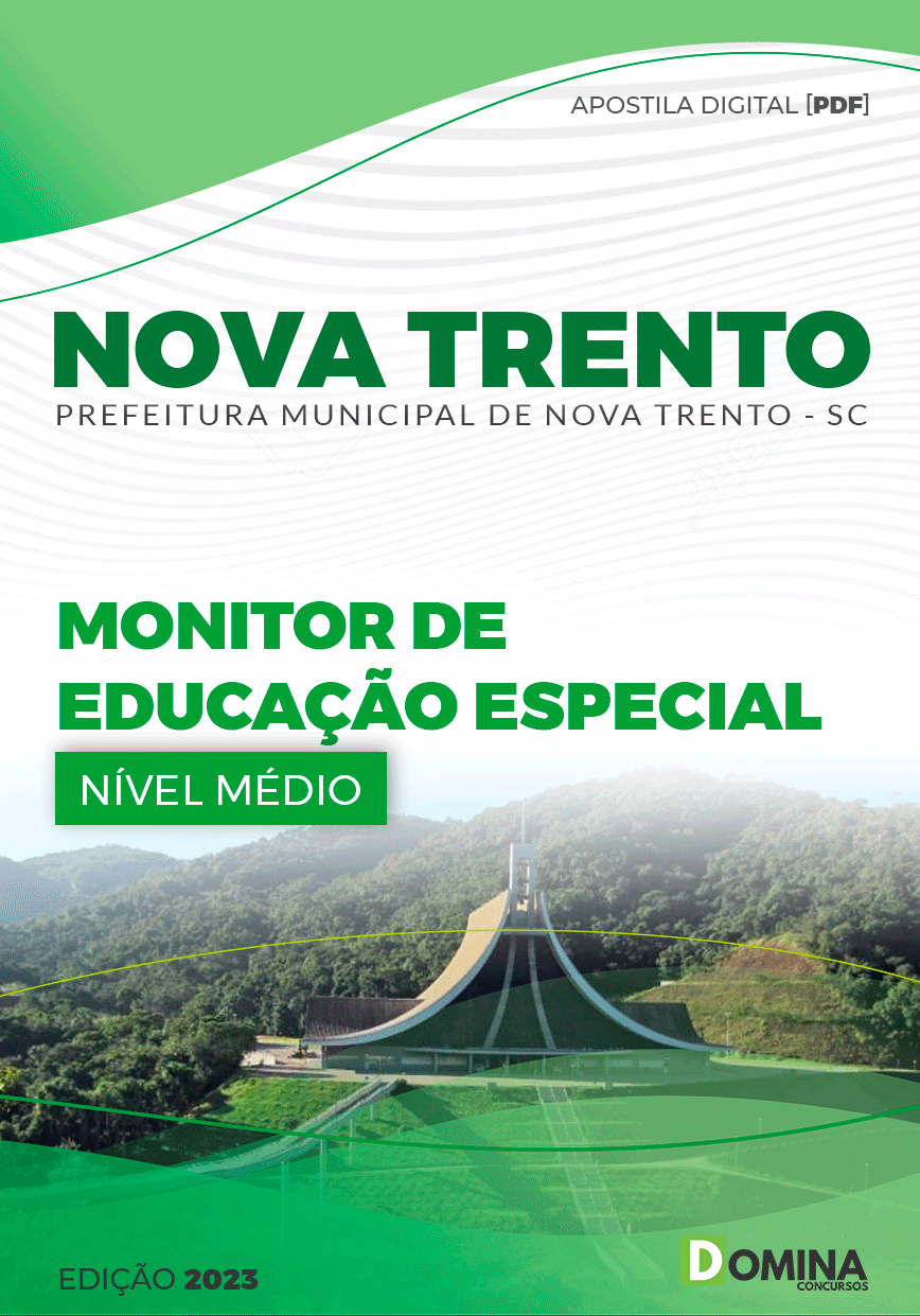 Apostila Pref Nova Trento SC 2023 Monitor Educação Especial