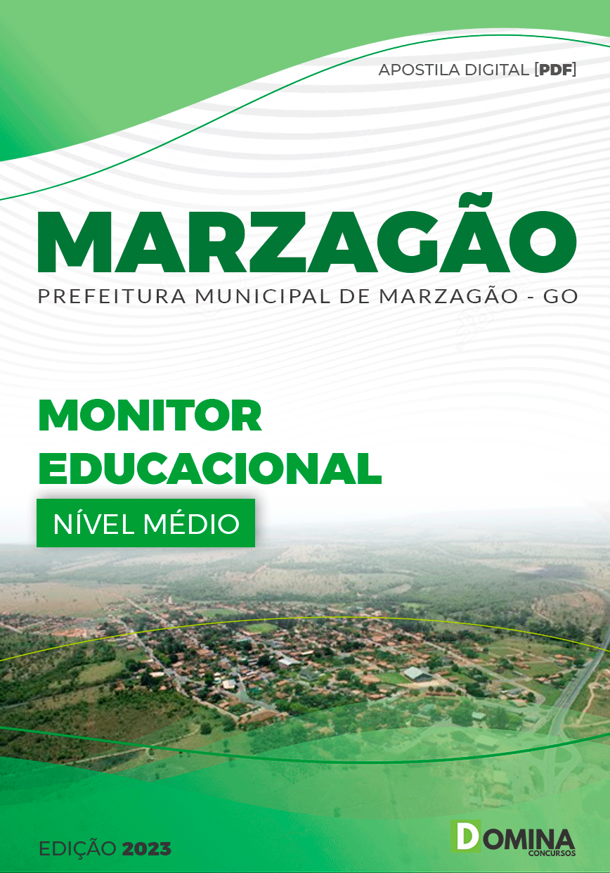 Apostila Concurso Pref Marzagão GO 2023 Monitor Educacional