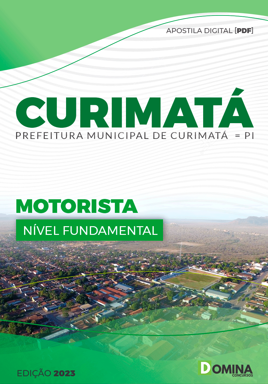 Apostila Concurso Pref Curimatá PI 2023 Motorista