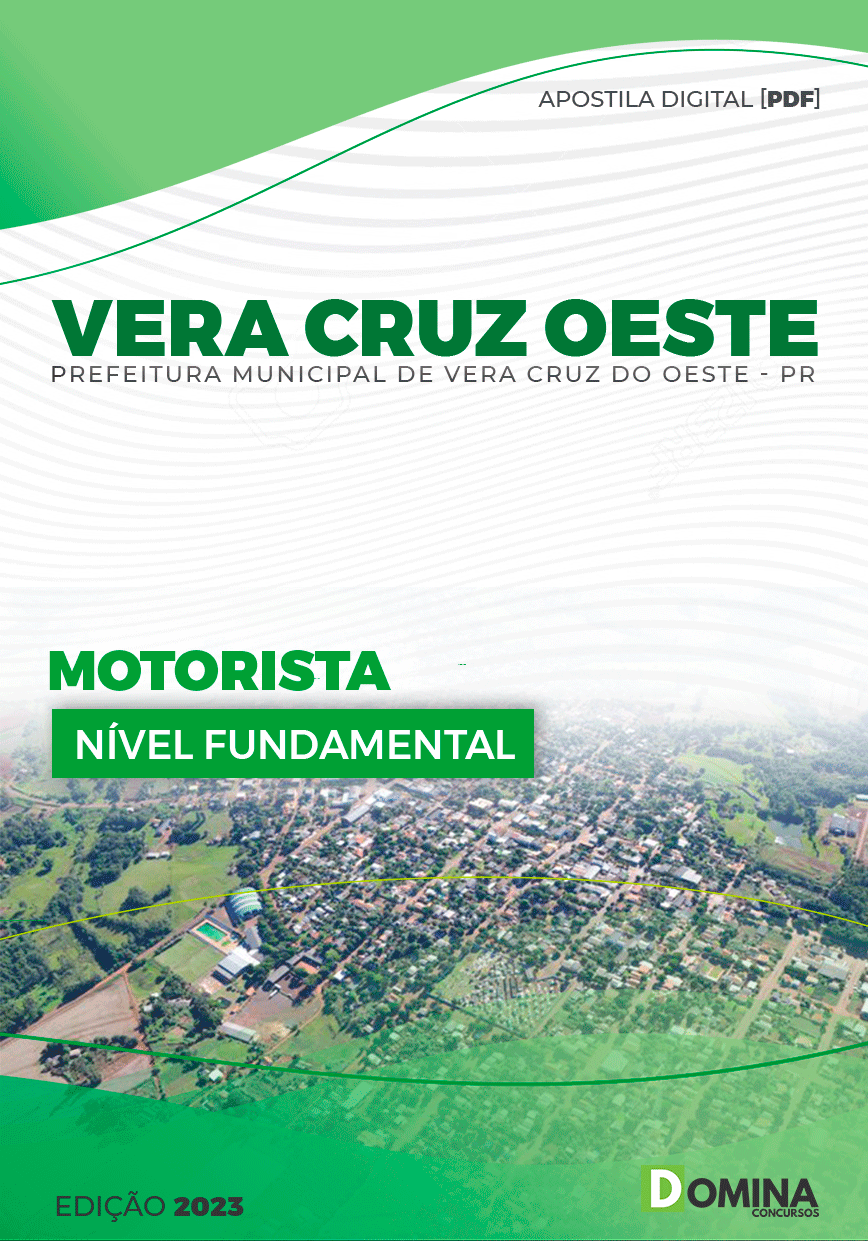 Apostila Pref Vera Cruz do Oeste PR 2023 Motorista