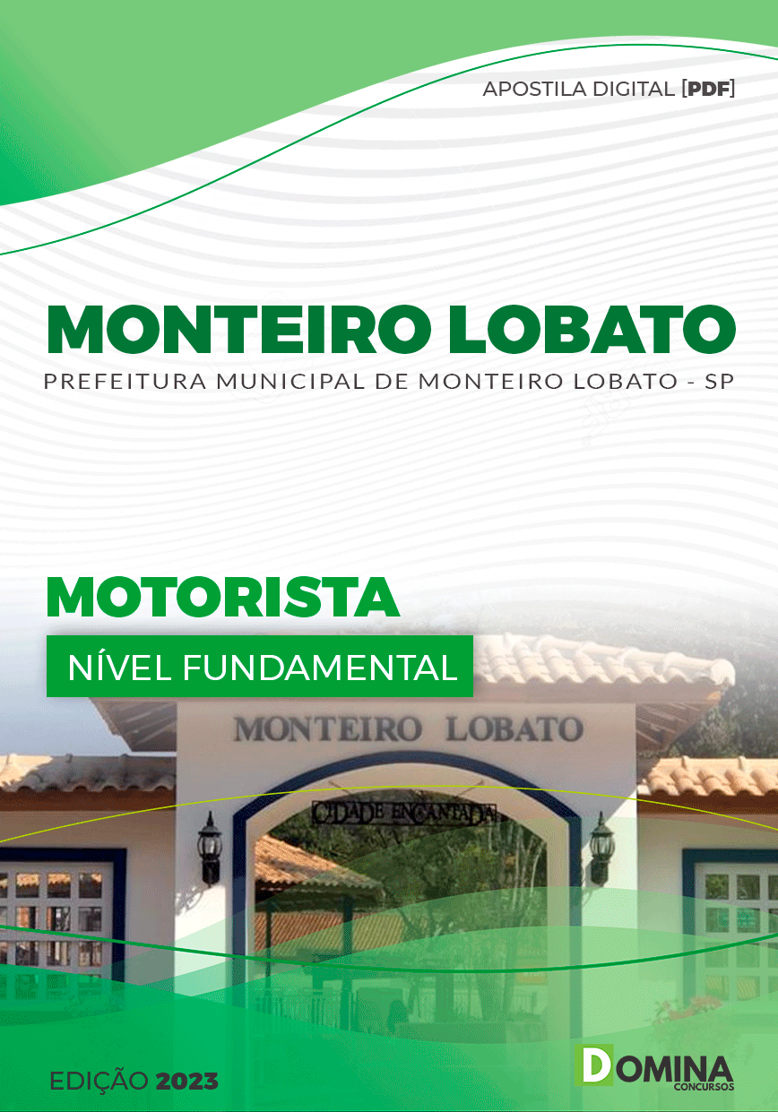 Apostila Pref Monteiro Lobato SP 2023 Motorista