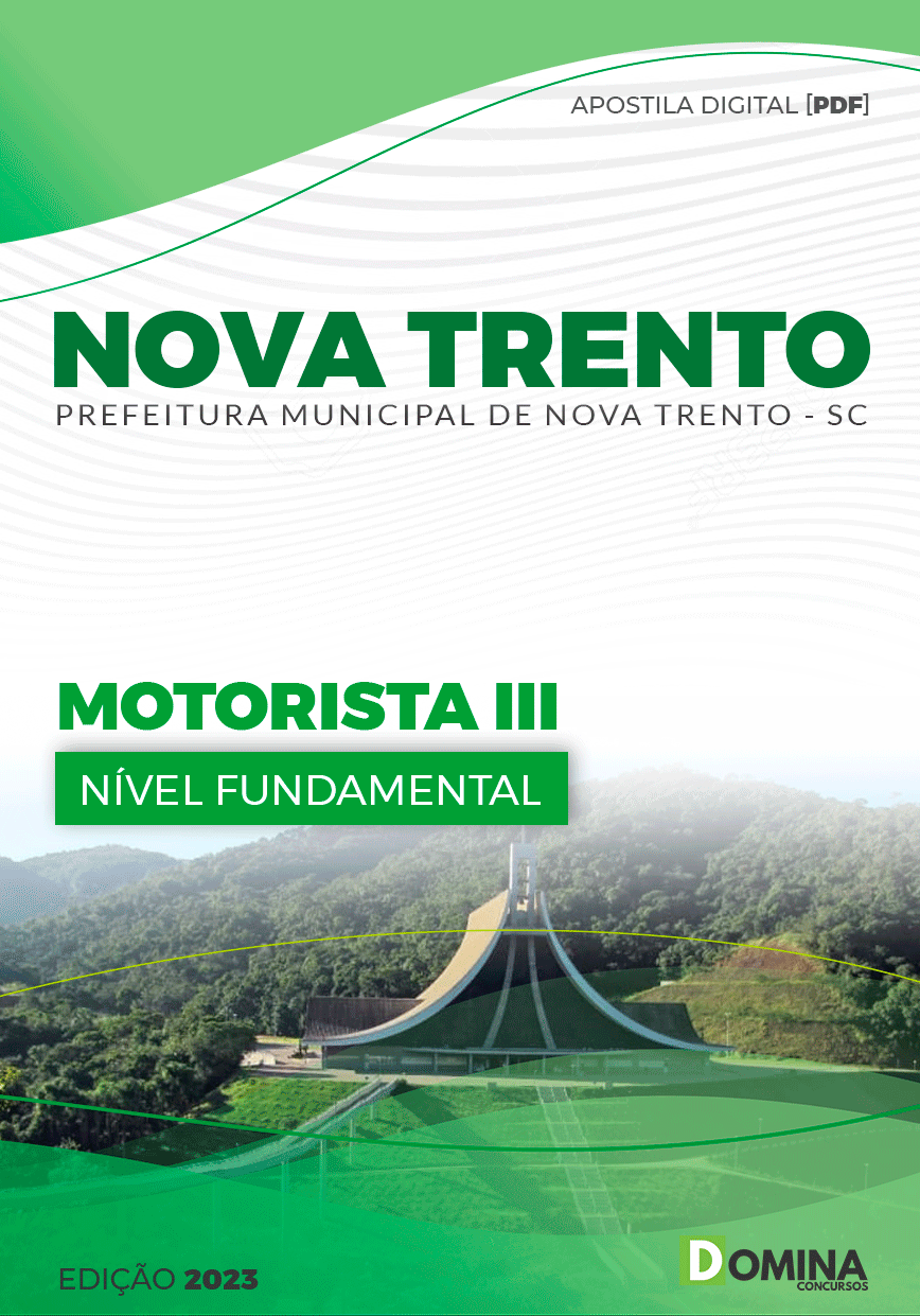 Apostila Digital Pref Nova Trento SC 2023 Motorista III