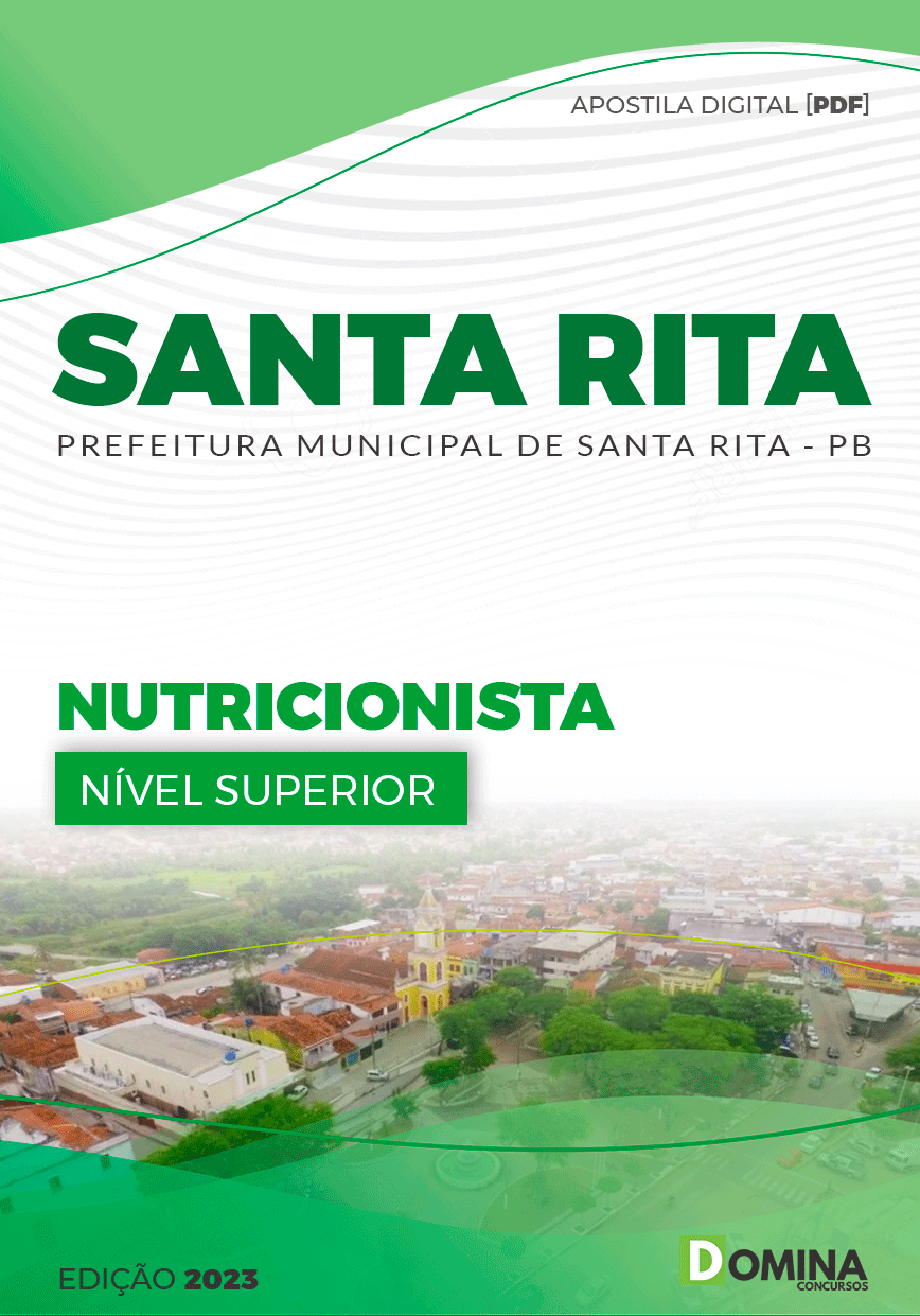 Apostila Concurso Pref Santa Rita PB 2023 Nutricionista