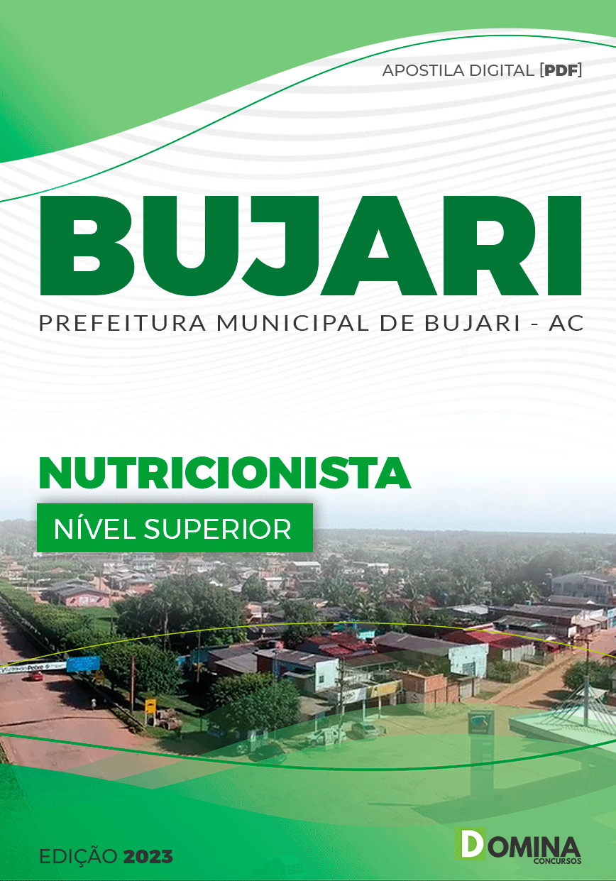 Apostila Concurso Pref Bujari AC 2023 Nutricionista