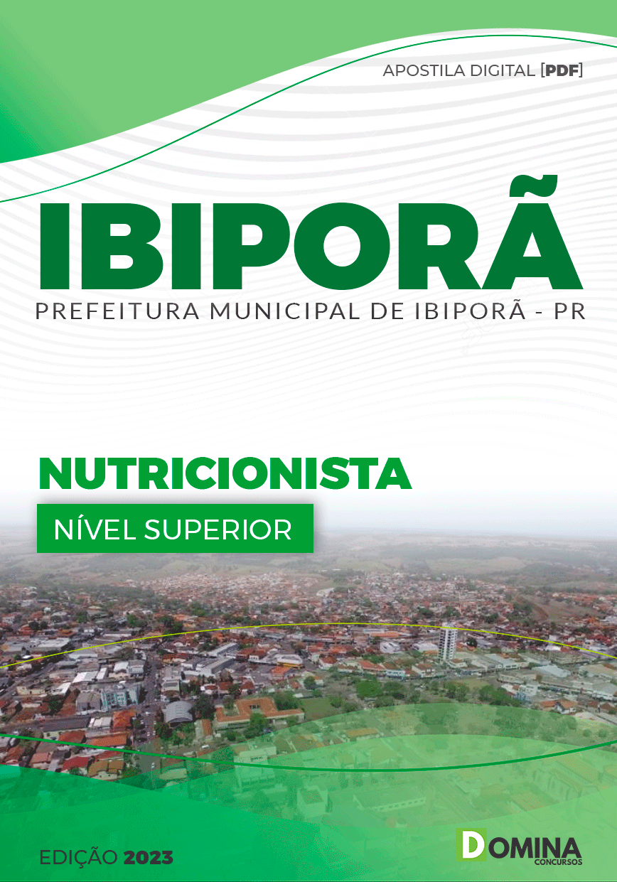 Apostila Concurso Pref Ibiporã PR 2023 Nutricionista