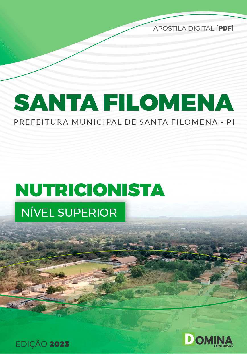 Apostila Pref Santa Filomena PI 2023 Nutricionista