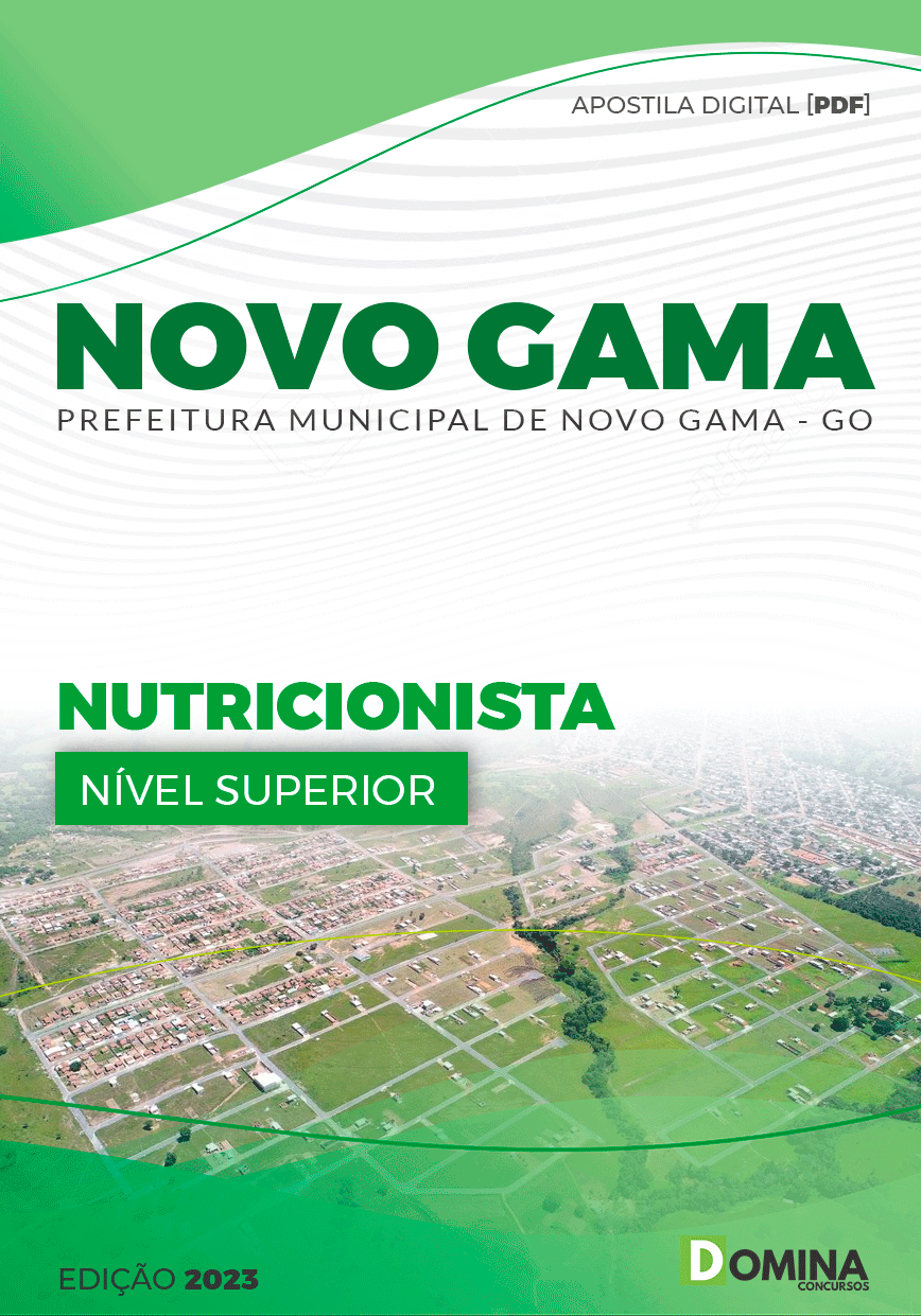 Apostila Pref Novo Gama GO 2023 Nutricionista