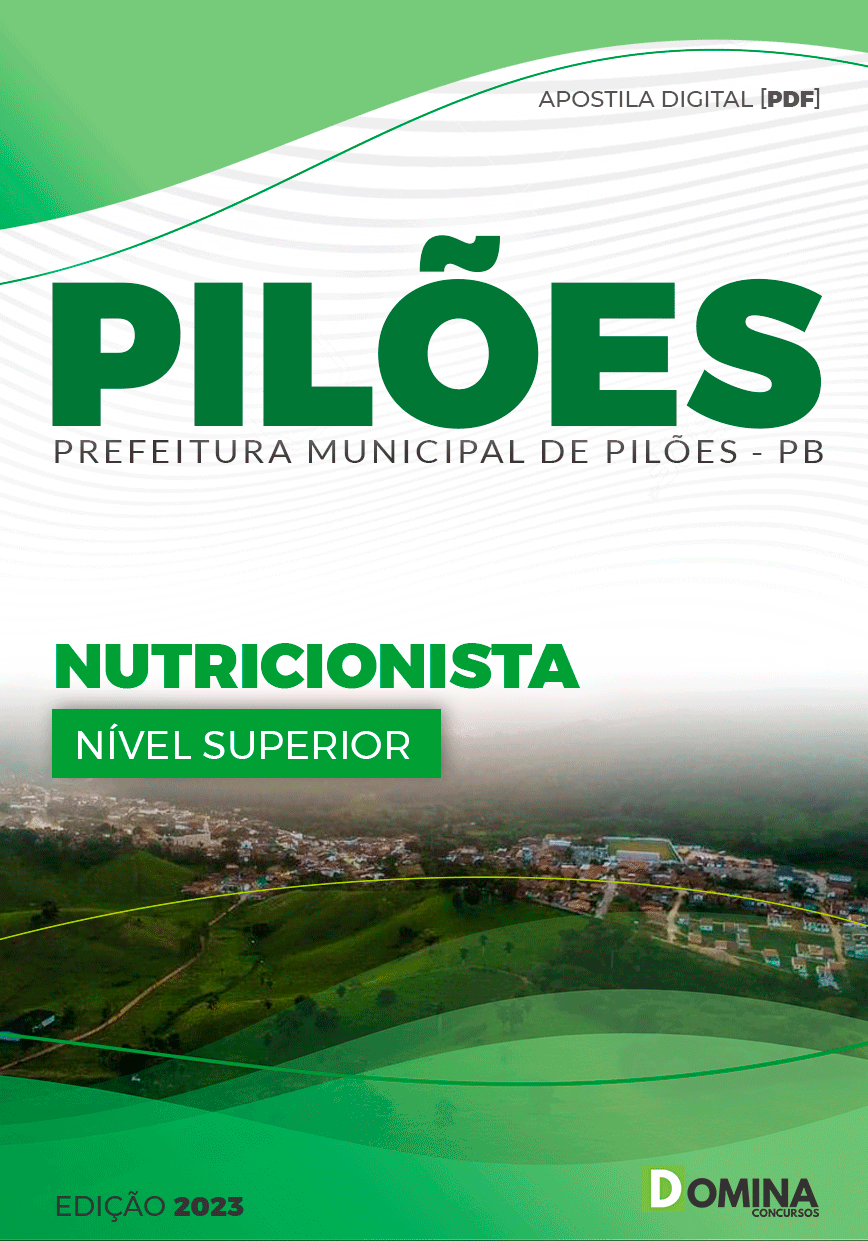 Apostila Concurso Pref Pilões PB 2023 Nutricionista