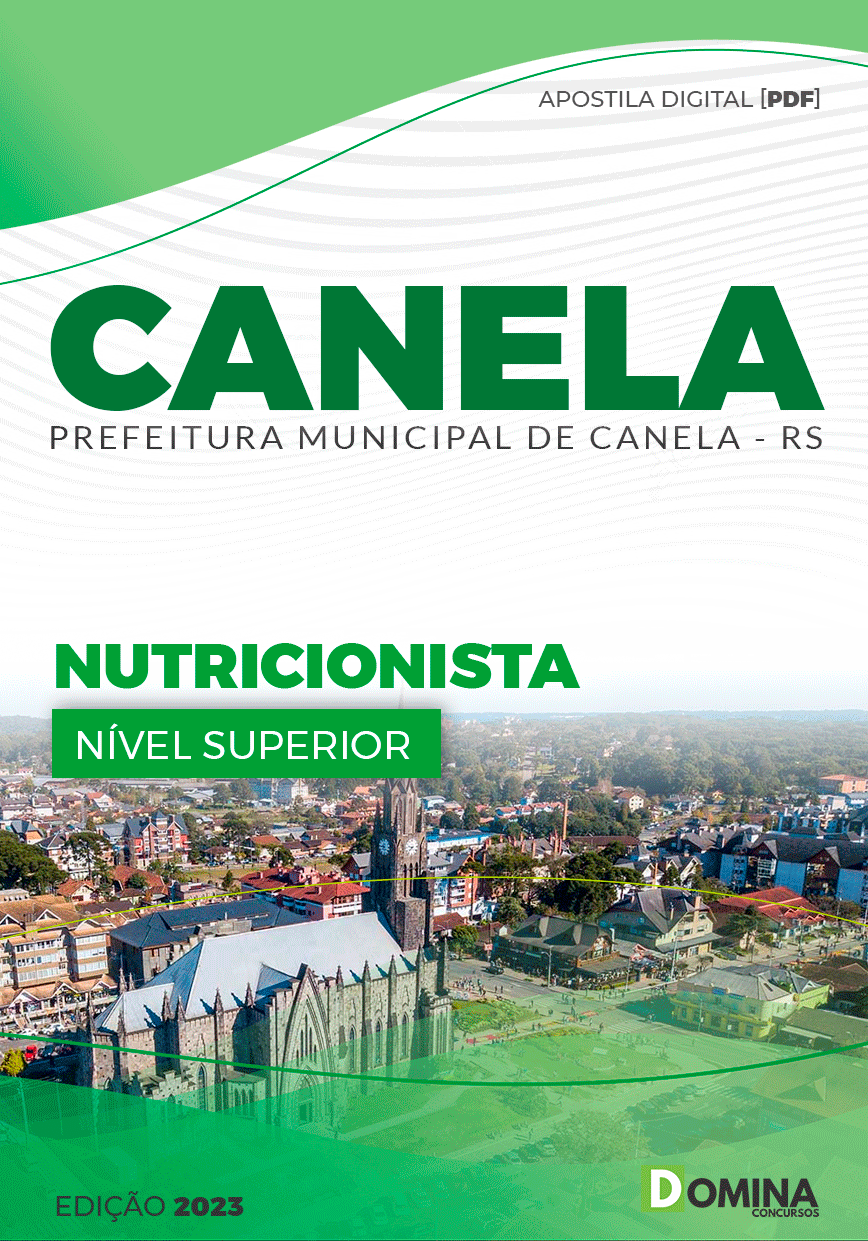 Apostila Concurso Pref Canela RS 2023 Nutricionista