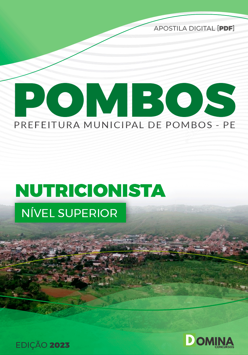 Apostila Concurso Pref Pombos PE 2023 Nutricionista