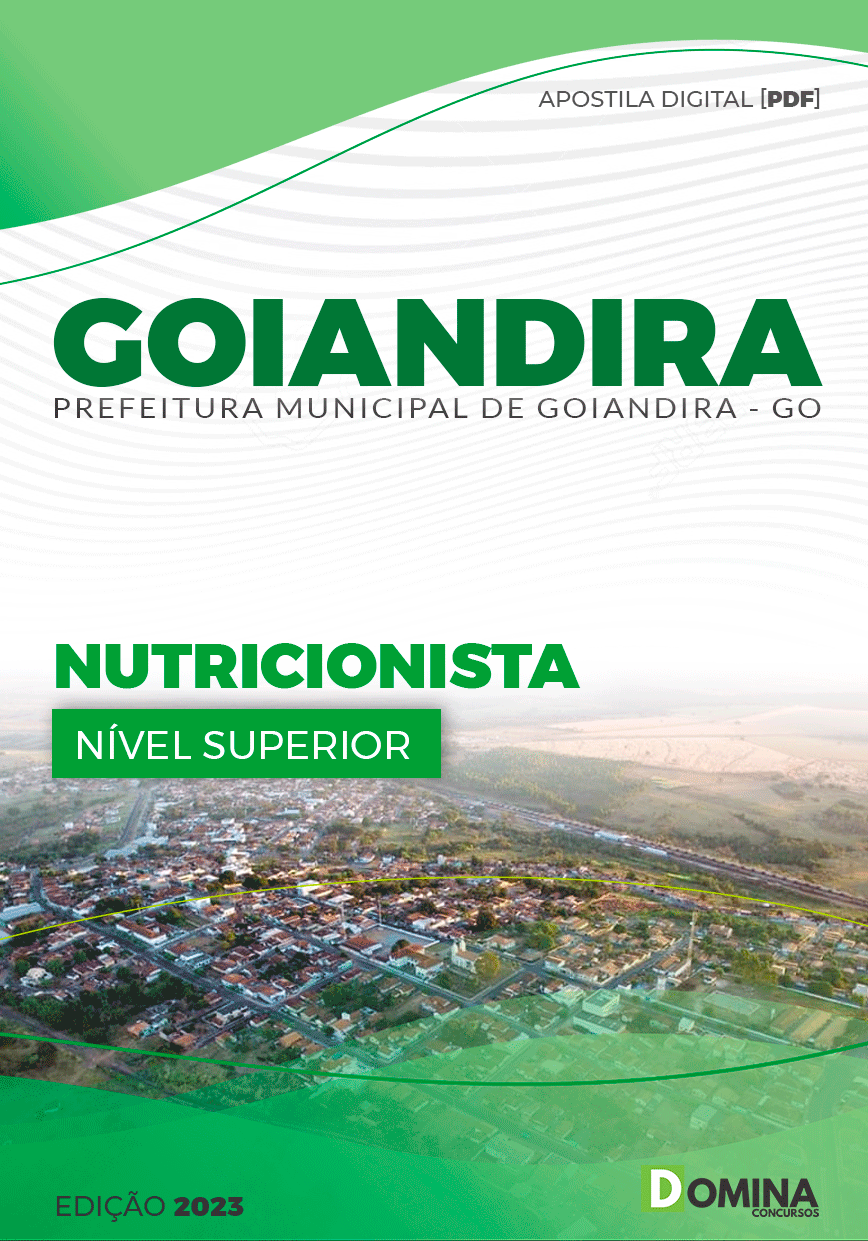Apostila Concurso Pref Goiandira GO 2023 Nutricionista