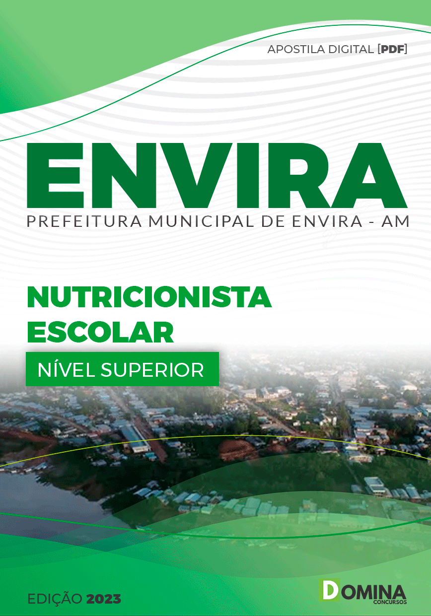 Apostila Concurso Pref Envira AM 2023 Nutricionista Escolar