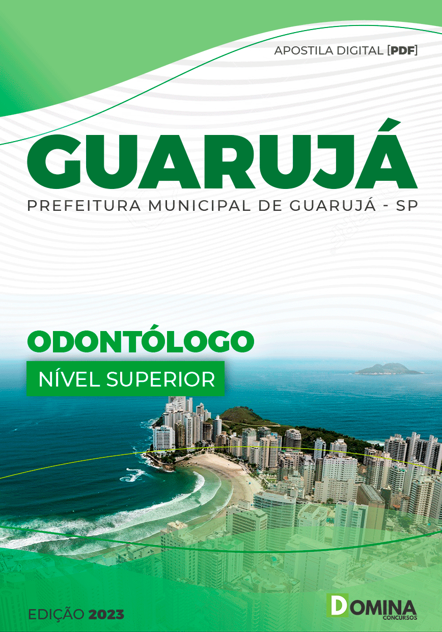 Apostila Concurso Pref Guarujá SP 2023 Odontólogo