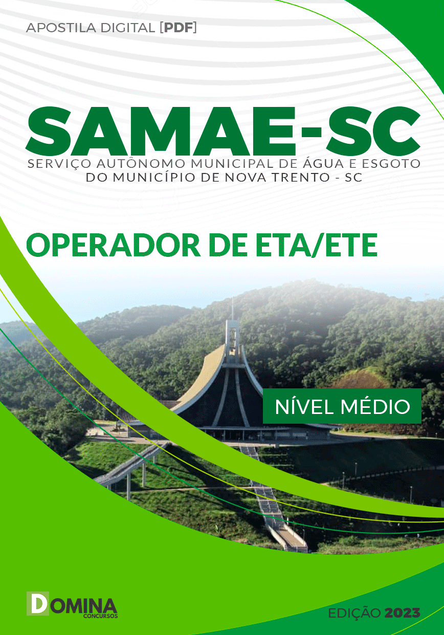 Apostila Concurso Público SAMAE SC 2023 Operador ETA ETE