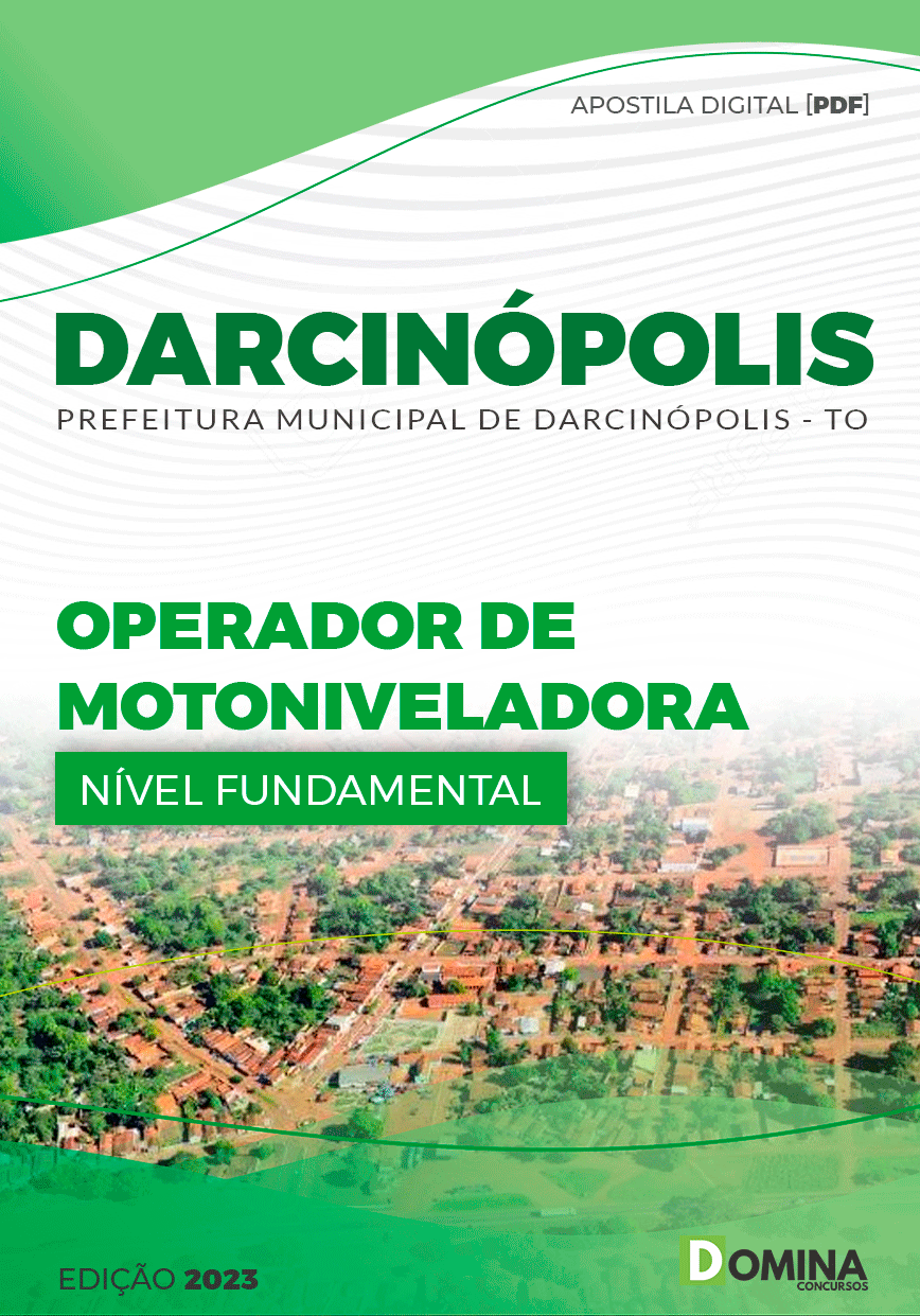 Apostila Pref Darcinópolis TO 2023 Operador Motoniveladora