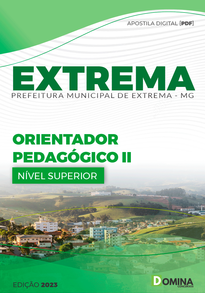 Apostila Pref Extrema MG 2023 Orientador Pedagogo II