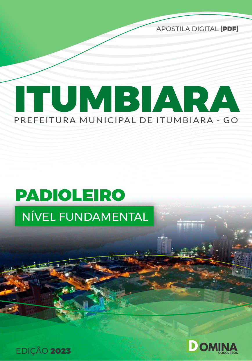 Apostila Pref Itumbiara GO 2023 Padioleiro