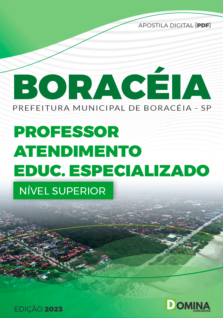 Apostila Pref Boracéia SP 2023 Professor Atend Educacional Especializado