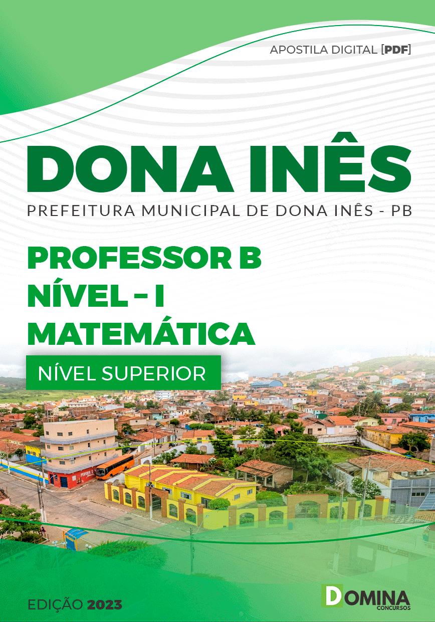 Apostila Pref Dona Inês PB 2023 Professor B Nível I Inglês