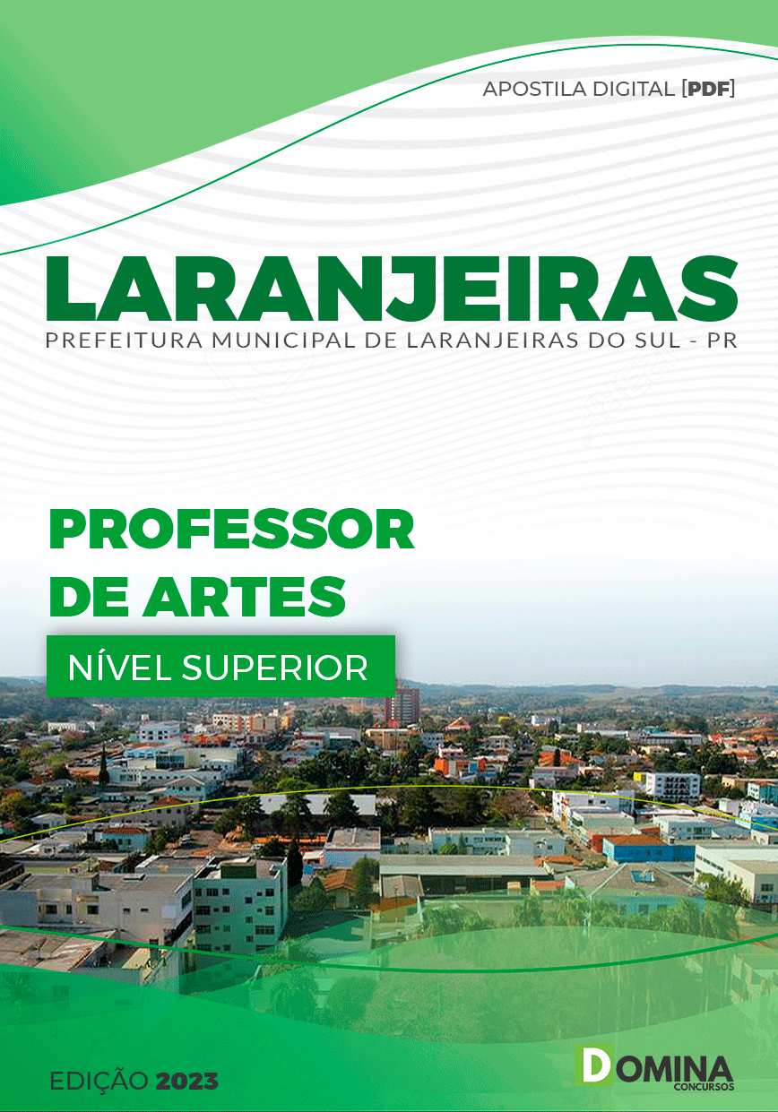 Apostila Pref Laranjeiras do Sul PR 2023 Professor Artes