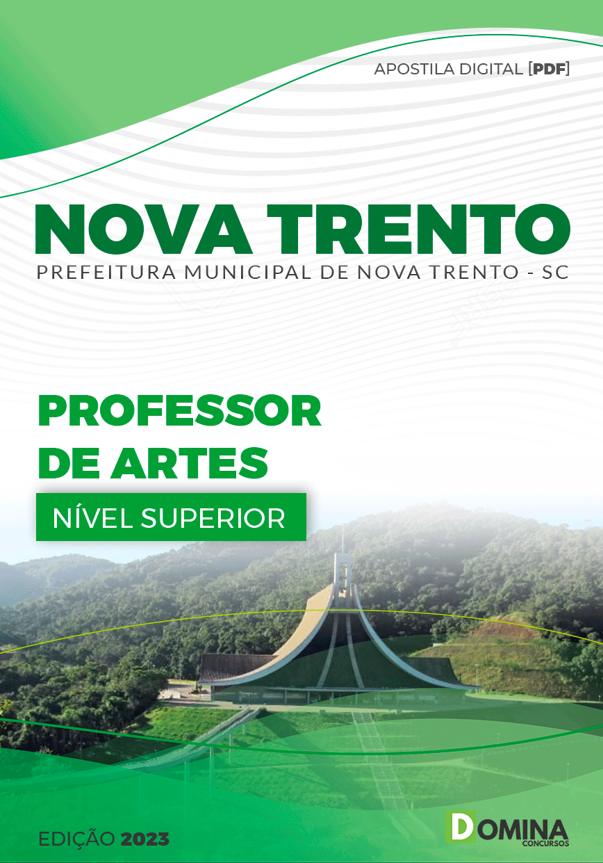 Apostila Pref Nova Trento SC 2023 Professor Artes