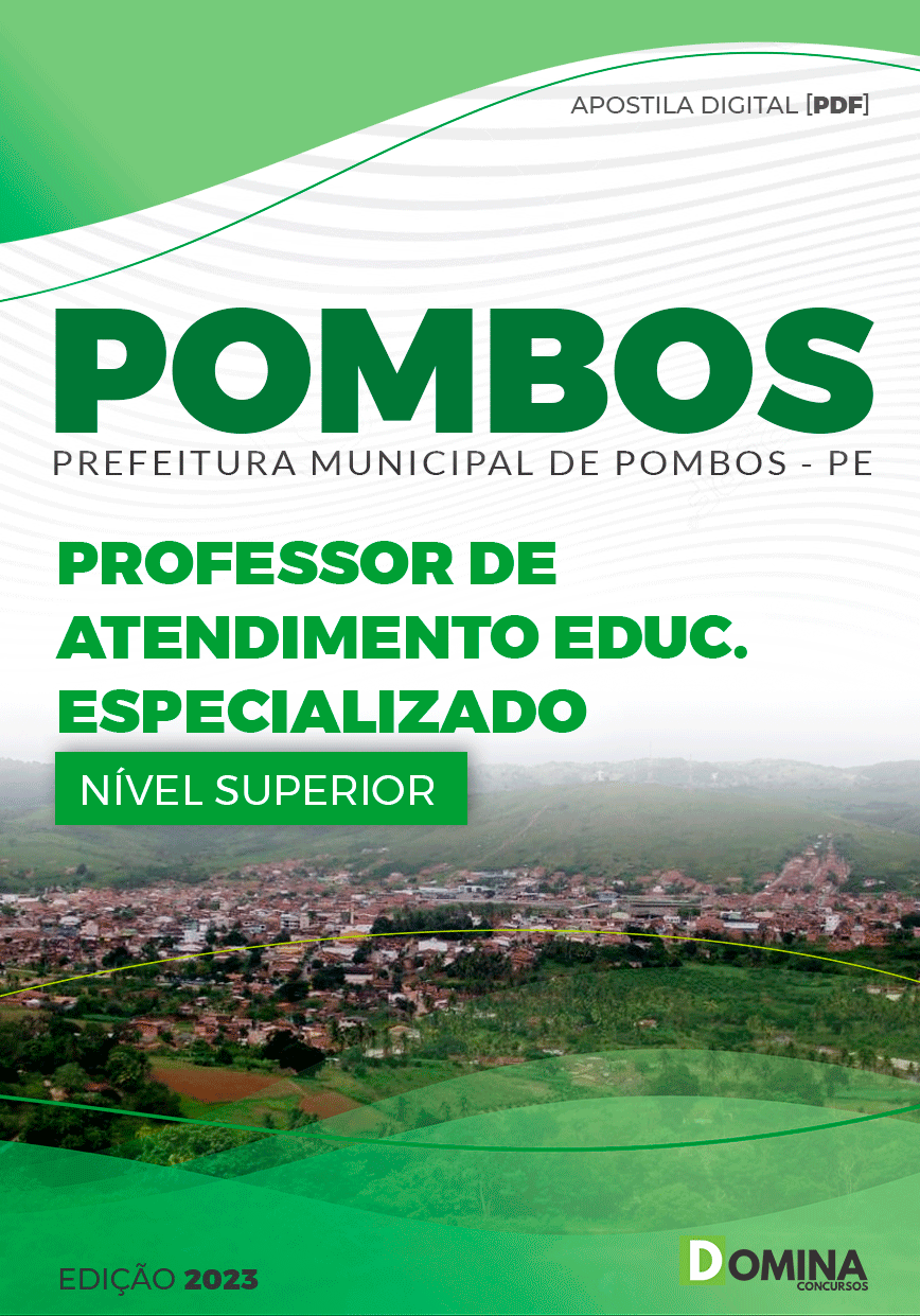 Apostila Pref Pombos PE 2023 Professor Atendimento Educacional Especializado