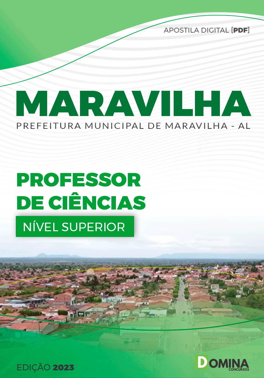 Apostila Pref Maravilha AL 2023 Professor Ciências