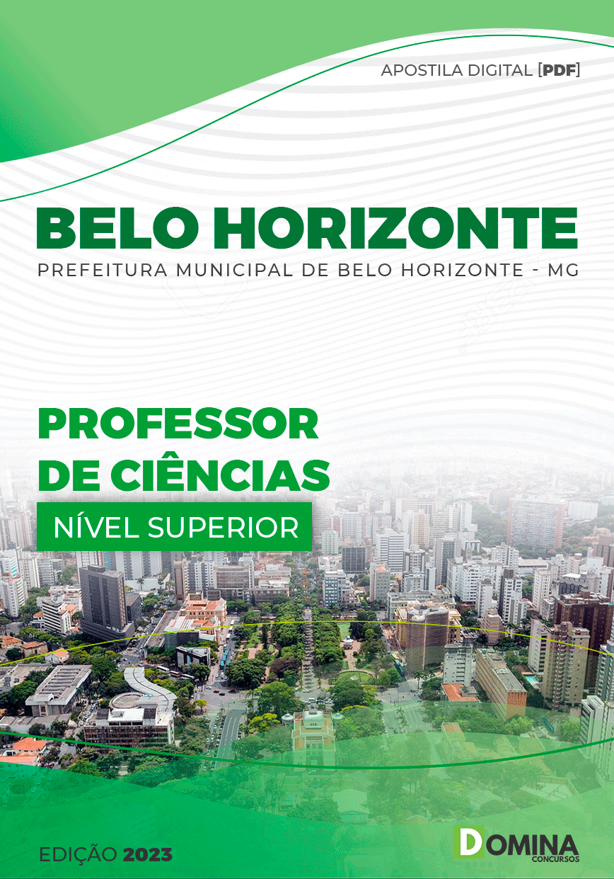 Apostila Pref Belo Horizonte MG 2023 Professor Ciências