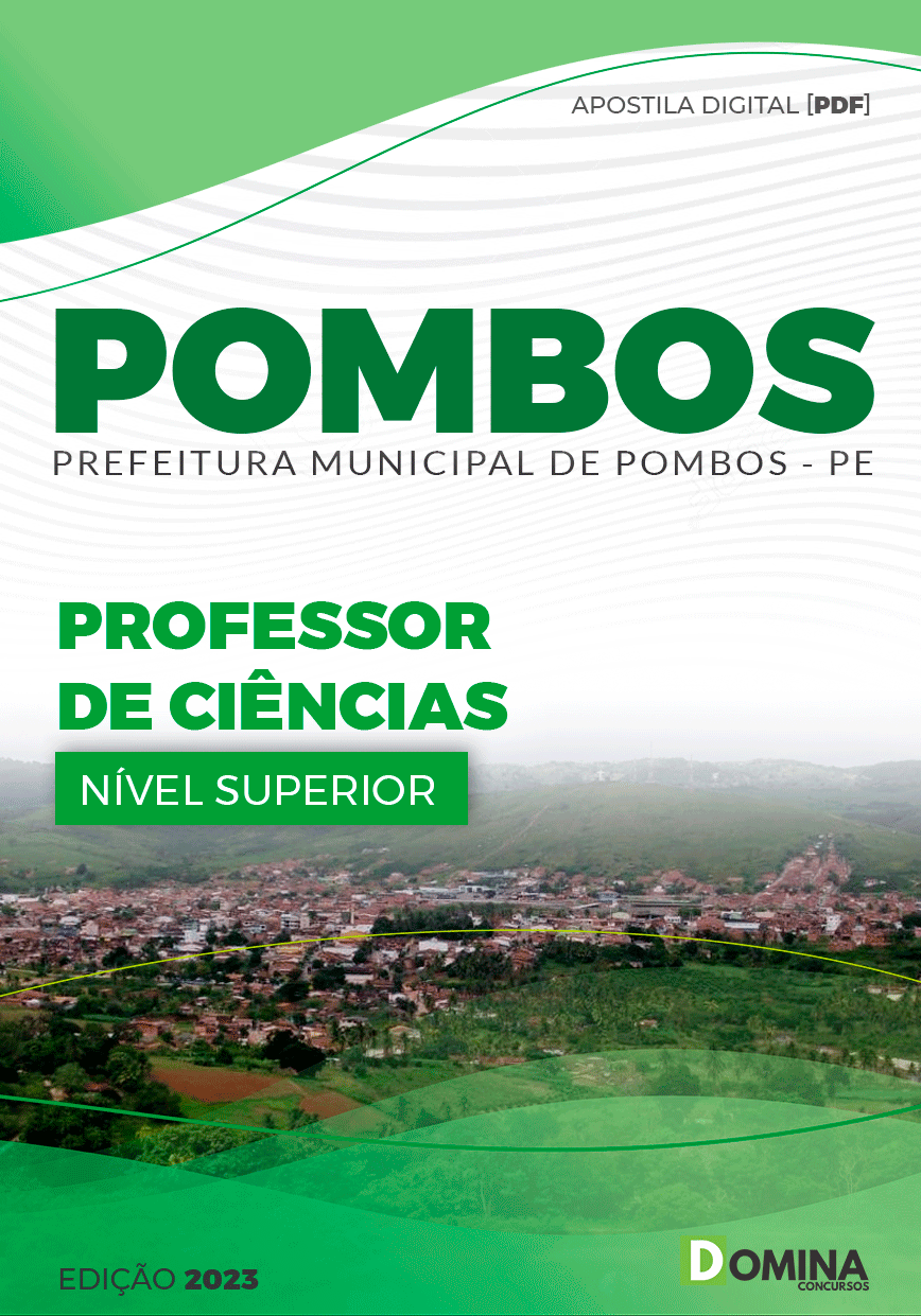 Apostila Concurso Pref Pombos PE 2023 Professor Ciências