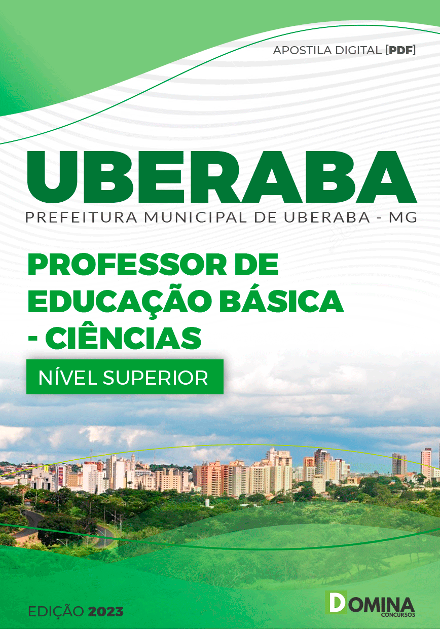 Apostila Pref Uberaba MG 2023 Professor Ed Básica Ciências