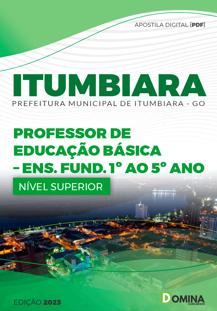 Apostila Pref Itumbiara GO 2023 Professor Ensino Fundamental