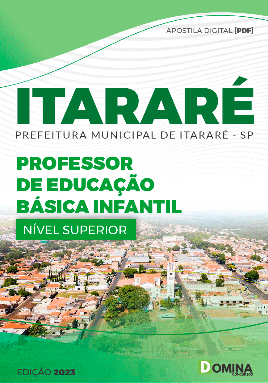 Apostila Pref Itararé SP 2023 Professor Educação Básica II Infantil