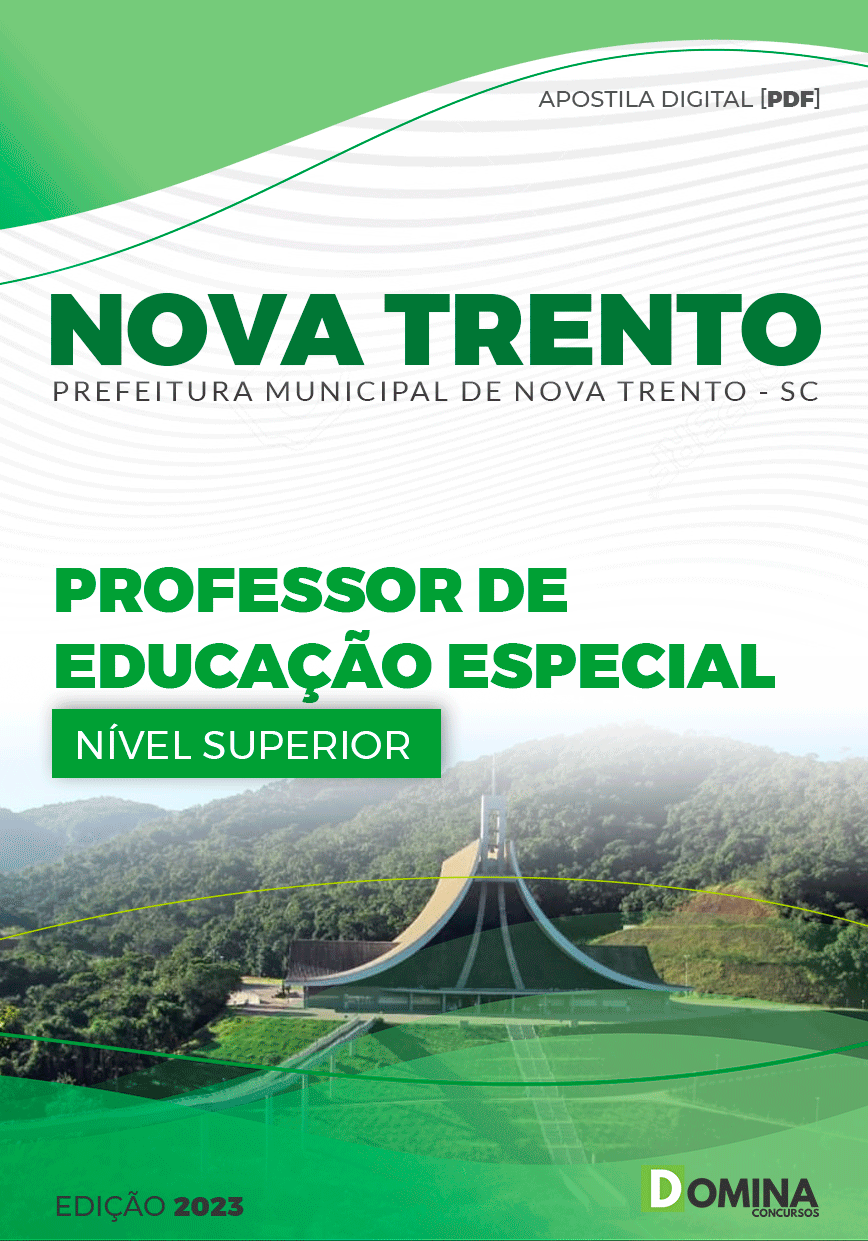 Apostila Pref Nova Trento SC 2023 Professor Educação Especial AEE