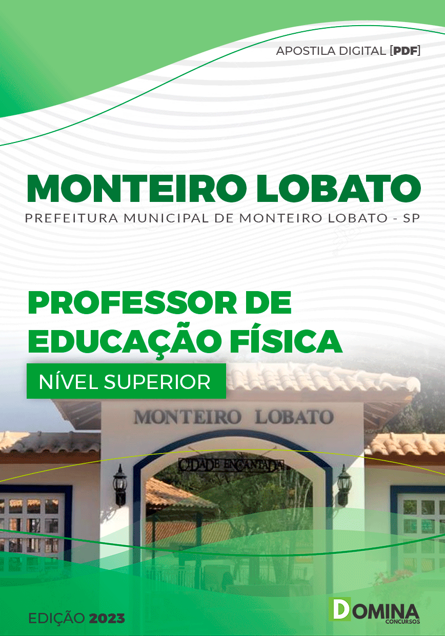 Apostila Pref Monteiro Lobato SP 2023 Professor Educação Física