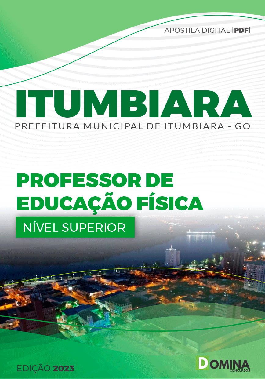 Apostila Pref Itumbiara GO 2023 Professor Educação Física
