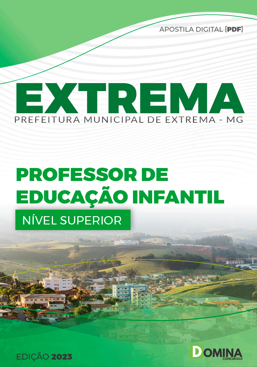 Apostila Pref Extrema MG 2023 Professor Educação Infantil