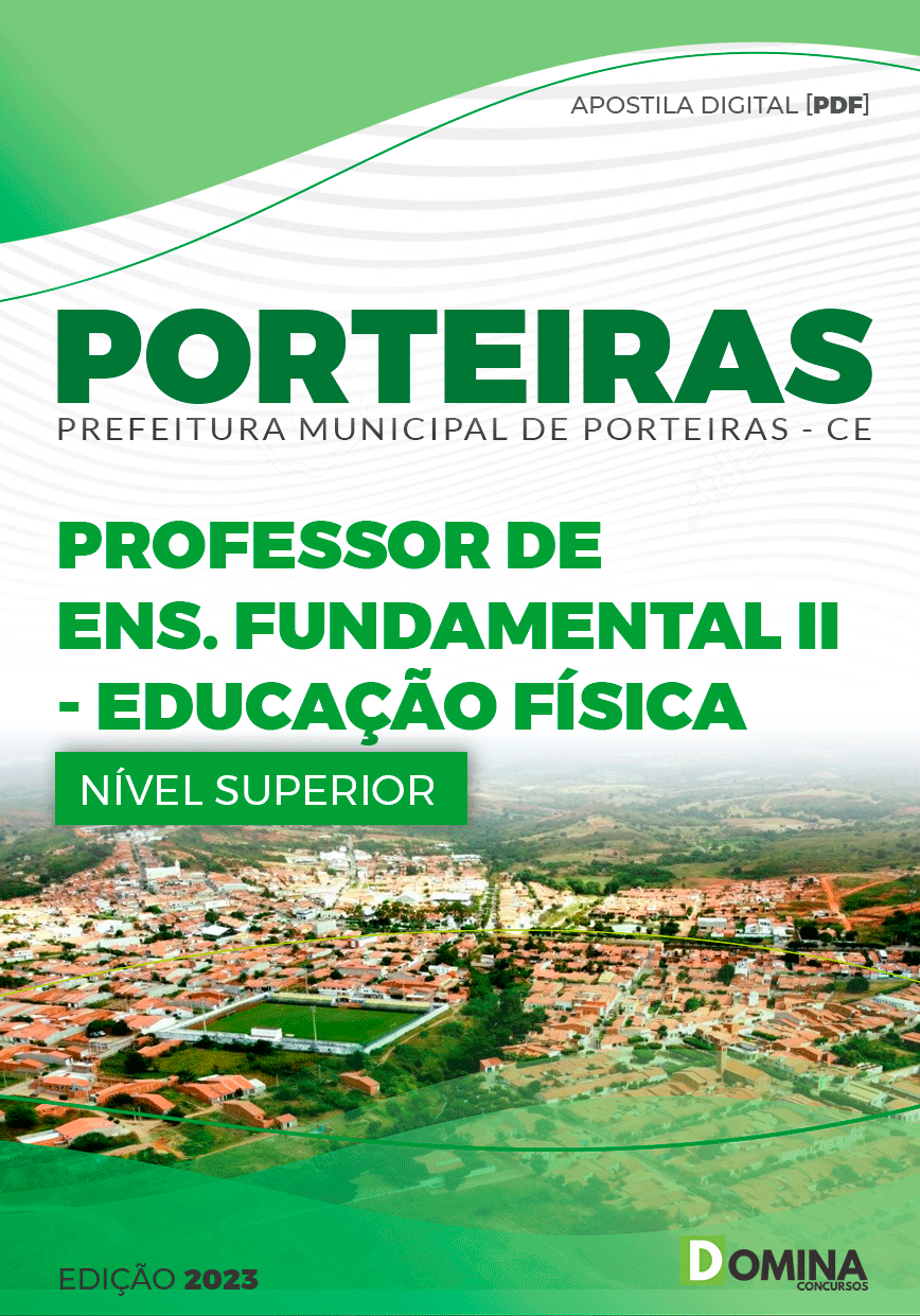 Apostila Pref Porteiras CE 2023 Professor Ensino Fundamental Ed Física