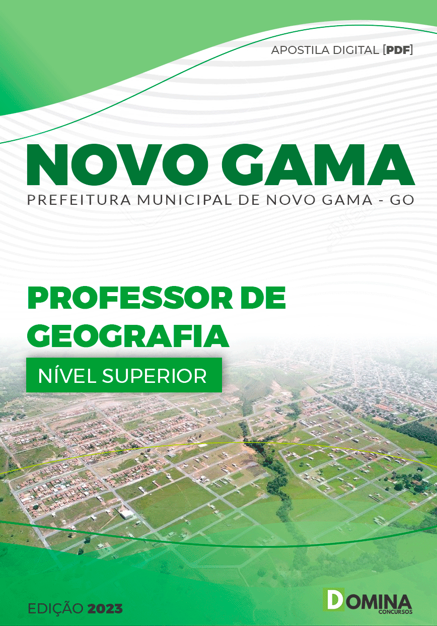 Apostila Pref Novo Gama GO 2023 Professor Geografia