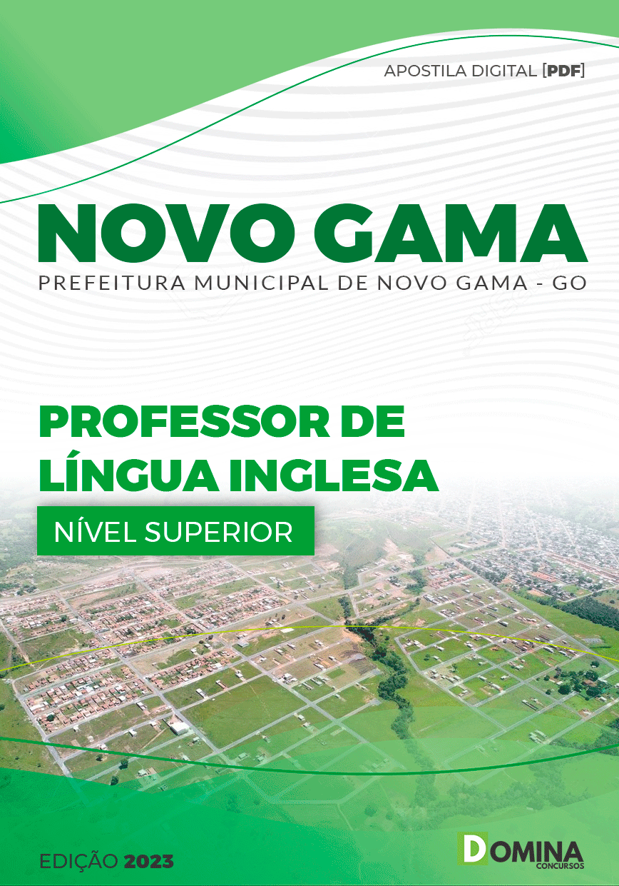 Apostila Pref Novo Gama GO 2023 Professor Língua Inglesa