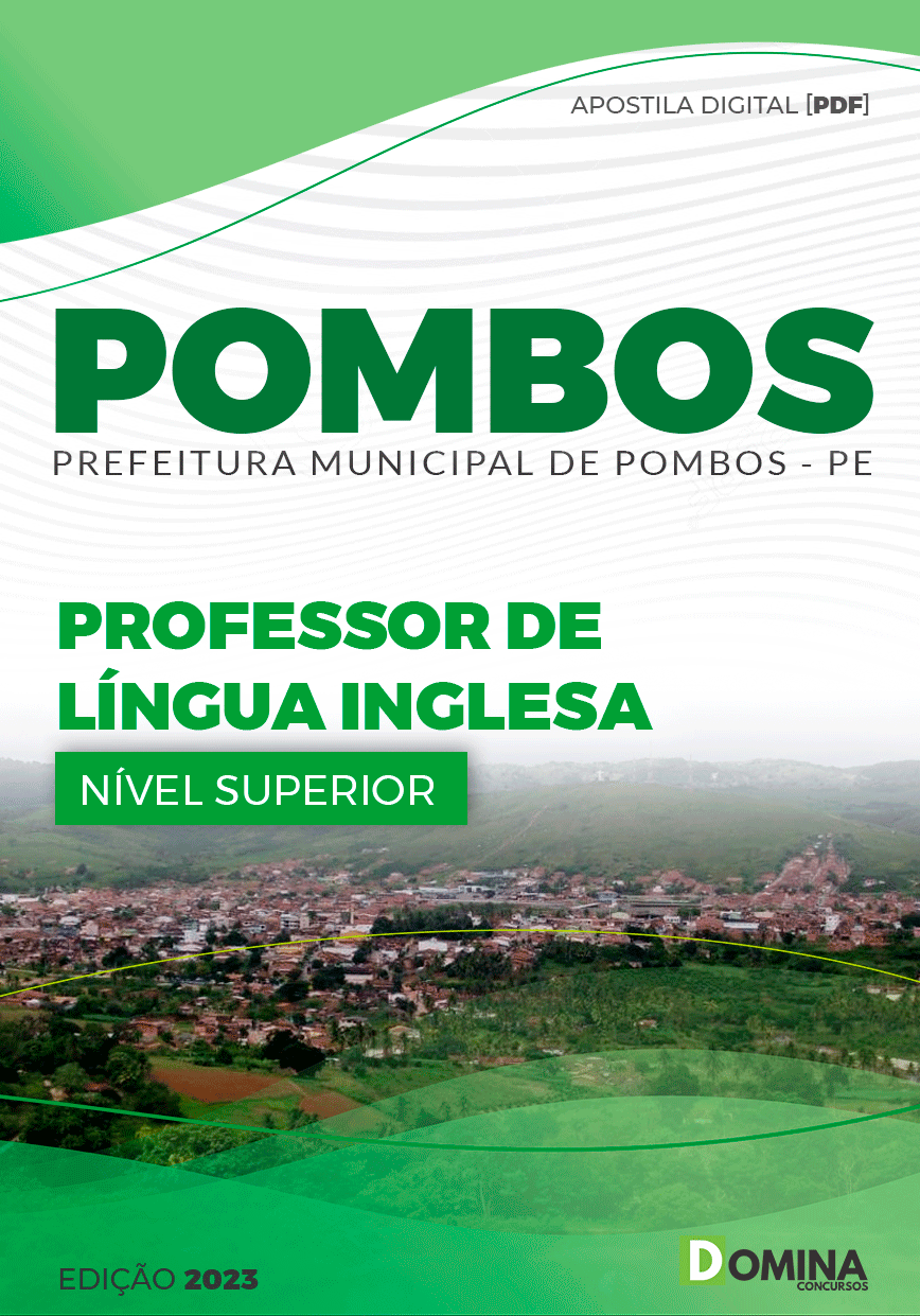 Apostila Pref Pombos PE 2023 Professor Língua Inglesa