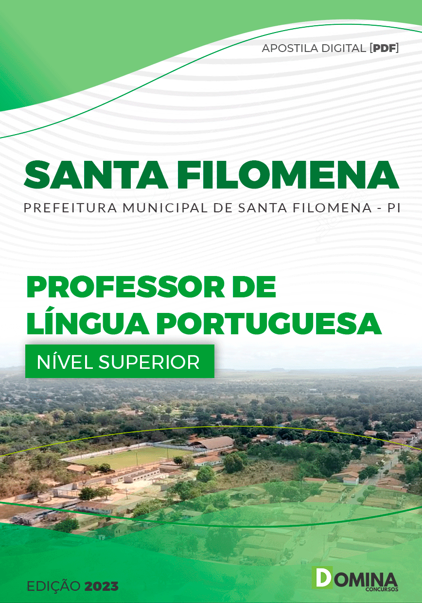 Apostila Pref Santa Filomena PI 2023 Professor Língua Portuguesa