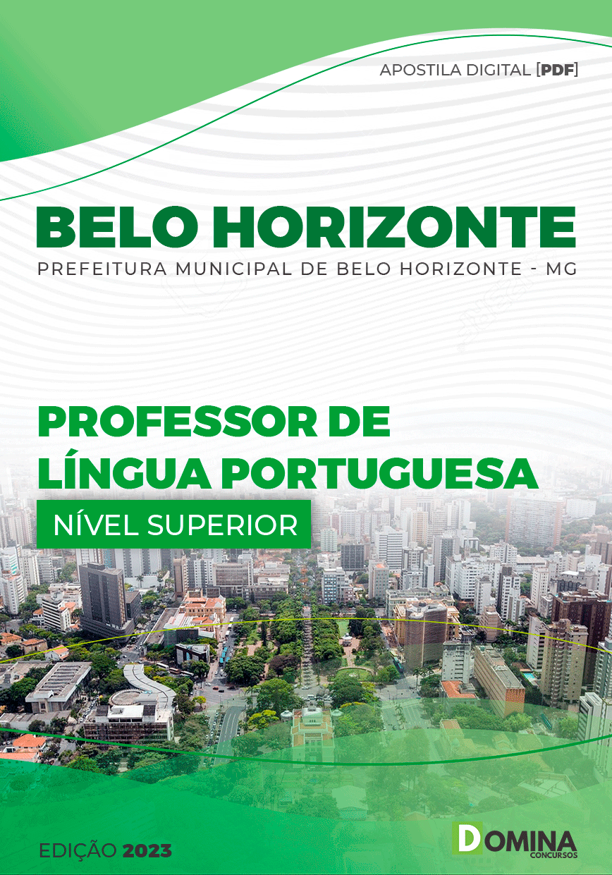 Apostila Pref Belo Horizonte MG 2023 Professor Língua Portuguesa