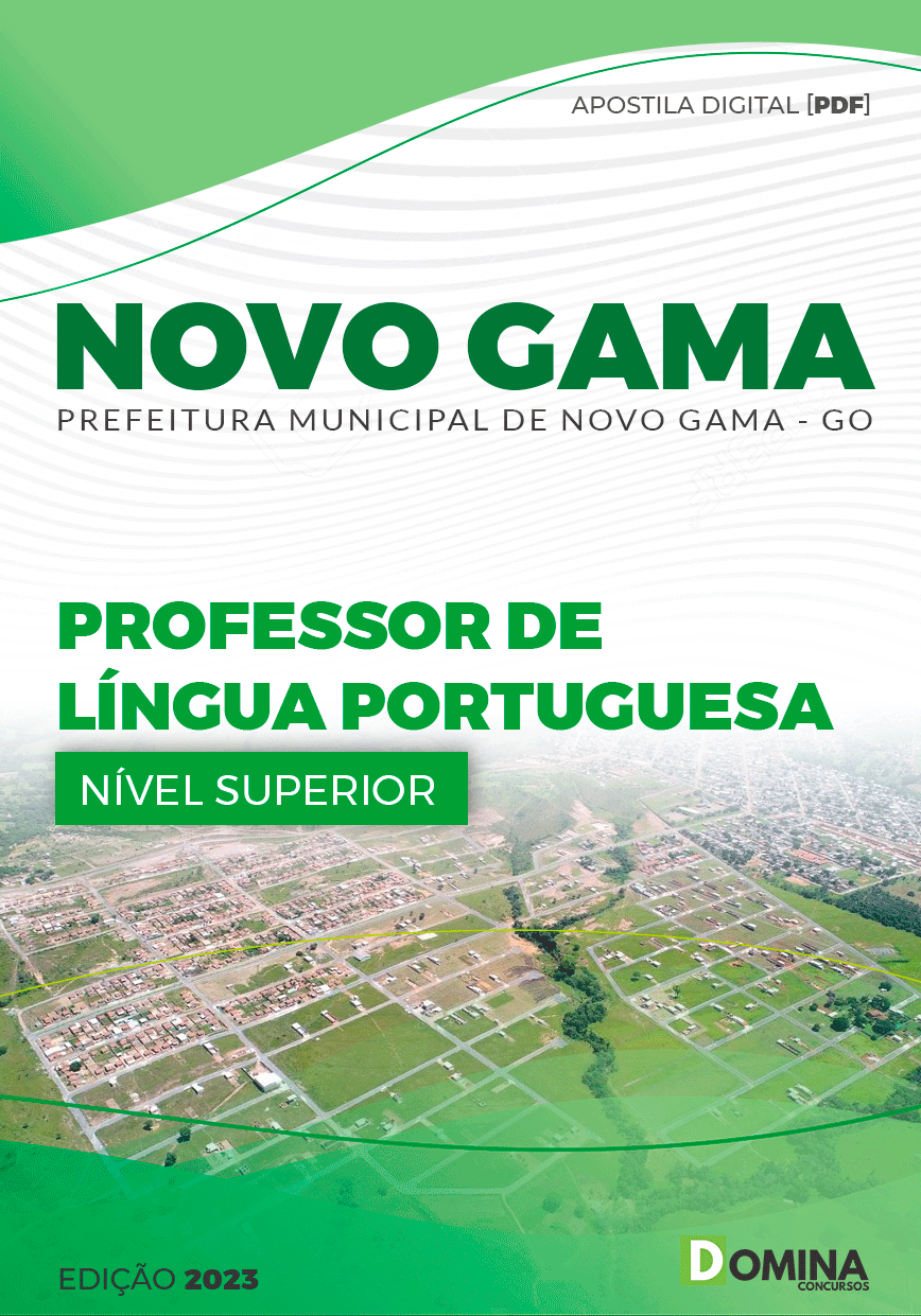 Apostila Pref Novo Gama GO 2023 Professor Língua Portuguesa